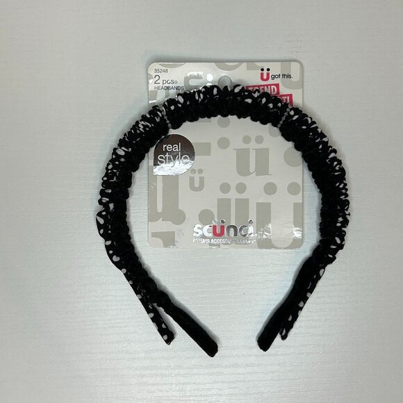 scunci Accessories - NWT black & white 2 pack headbands